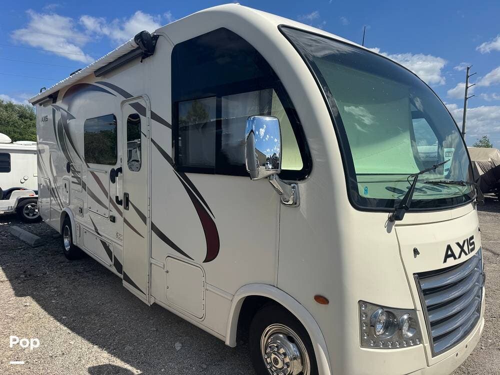 2018 Thor Motor Coach Axis 25.4 - Used Class A For Sale by Pop RVs in Port Charlotte, Florida features Awning, Air Conditioning, Generator, Slideout
