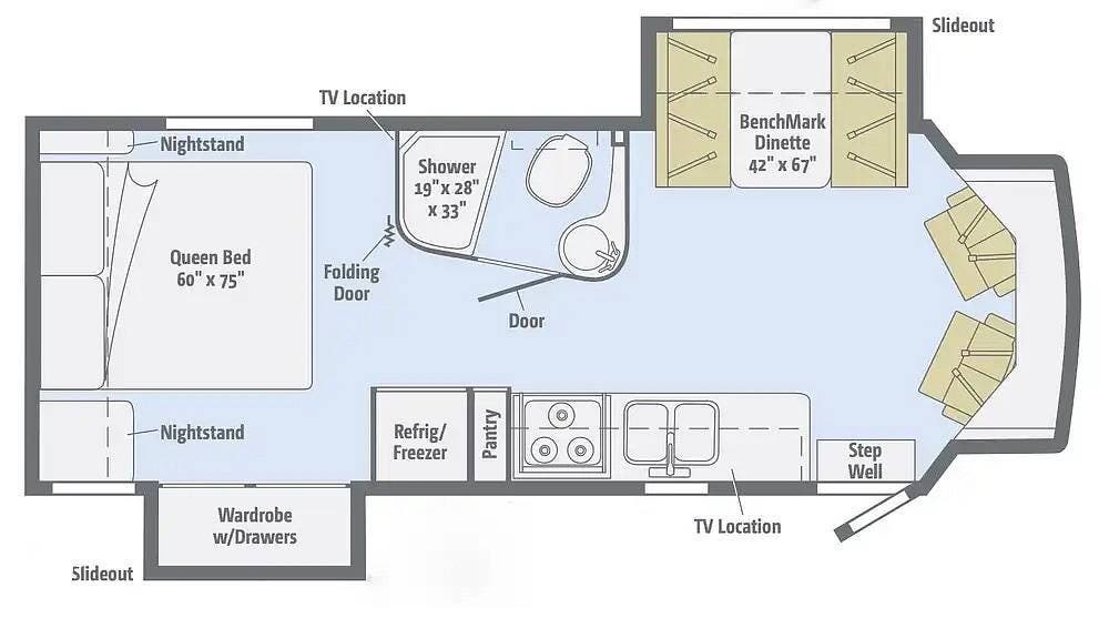 2018 Winnebago Aspect 27K - Used Class C For Sale by Pop RVs in Valley, Nebraska features Slideout