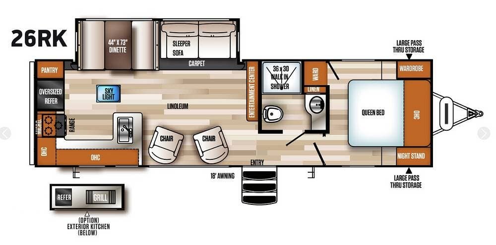 2020 Vibe 26RK by Forest River from Pop RVs in Rockport, Texas