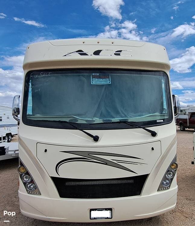 2018 Thor Motor Coach A.C.E. 27.2 - Used Class A For Sale by Pop RVs in Commerce City, Colorado features Slideout, Air Conditioning, Generator, Awning