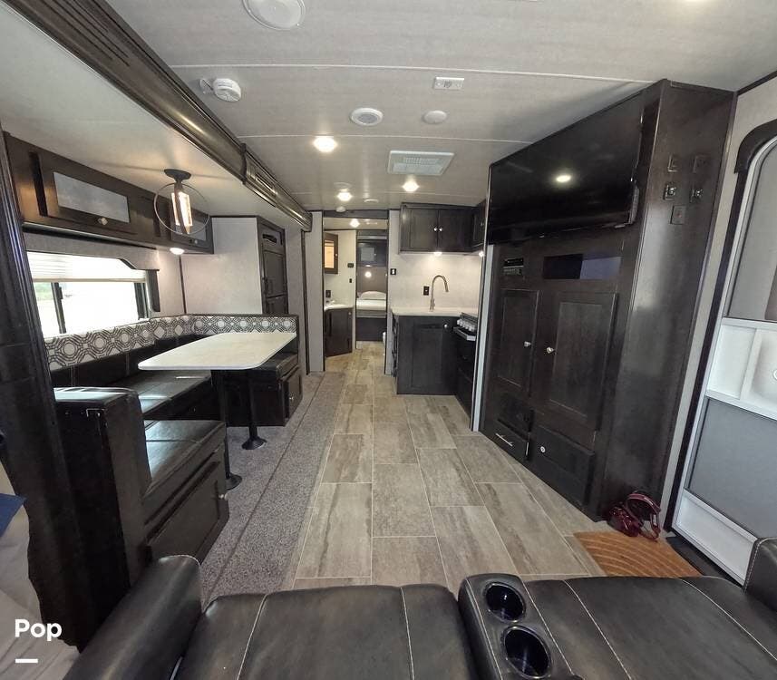 2020 Heartland North Trail 25LRSS - Used Travel Trailer For Sale by Pop RVs in Upland, California features Awning, Leveling Jacks, Slideout, Air Conditioning