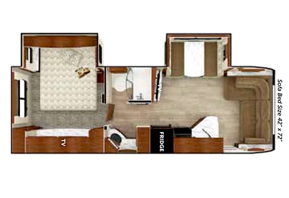 2021 Lance Lance 2465 - Used Travel Trailer For Sale by Pop RVs in Hooks, Texas features Slideout