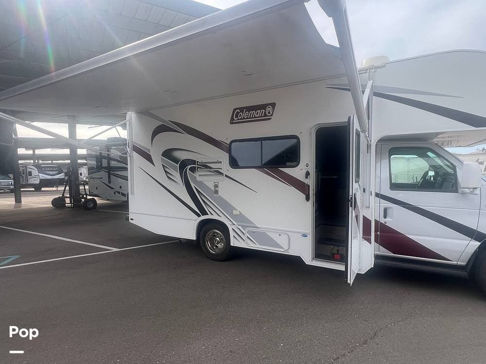 2021 Thor Motor Coach Coleman 22CM - Used Class C For Sale by Pop RVs in Surprise, Arizona features Slideout, Air Conditioning, Generator, Awning