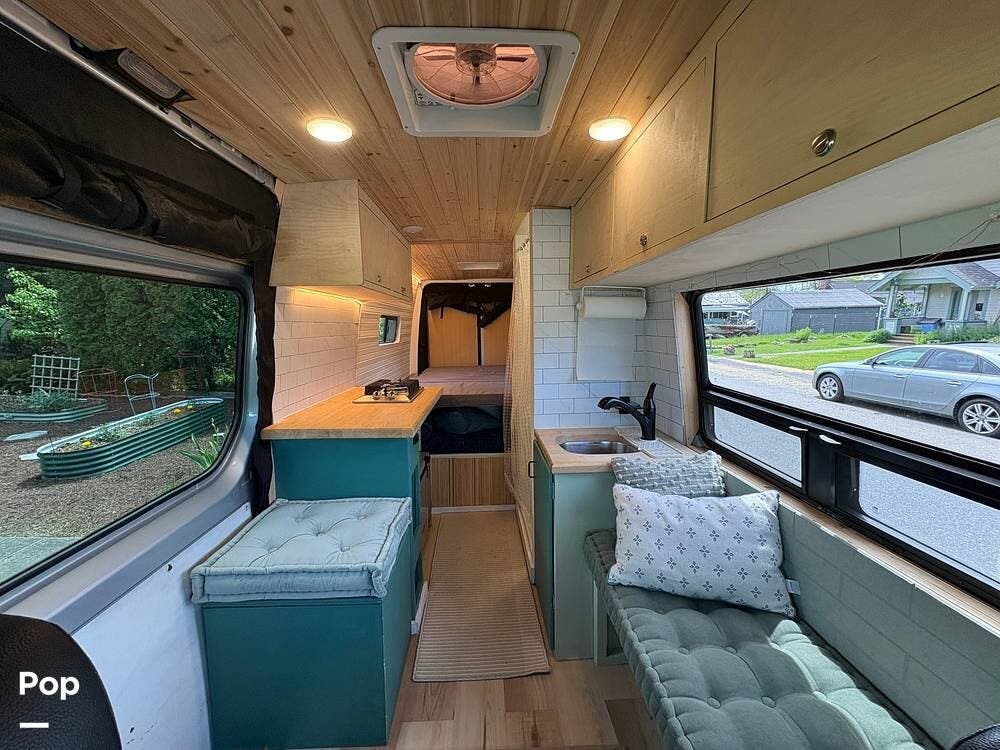 2019 Mercedes-Benz Sprinter 2500 High Roof 170WB 4x4 - Used Conversion Van For Sale by Pop RVs in Bellingham, Washington features Slideout