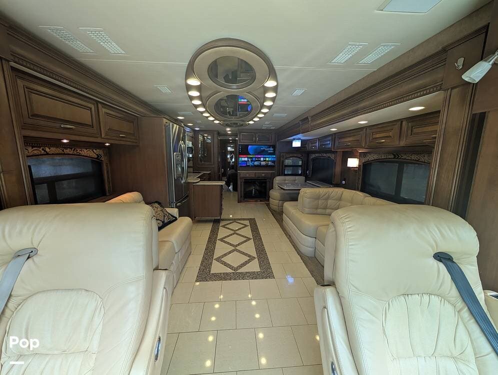 2013 Entegra Coach Anthem 42RBQ - Used Diesel Pusher For Sale by Pop RVs in Sebastian, Florida features Awning, Air Conditioning, Slideout, Leveling Jacks, Generator