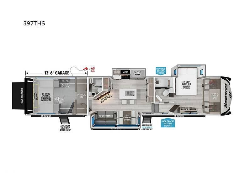 2022 Momentum 397THS by Grand Design from Pop RVs in Elizabeth, Colorado