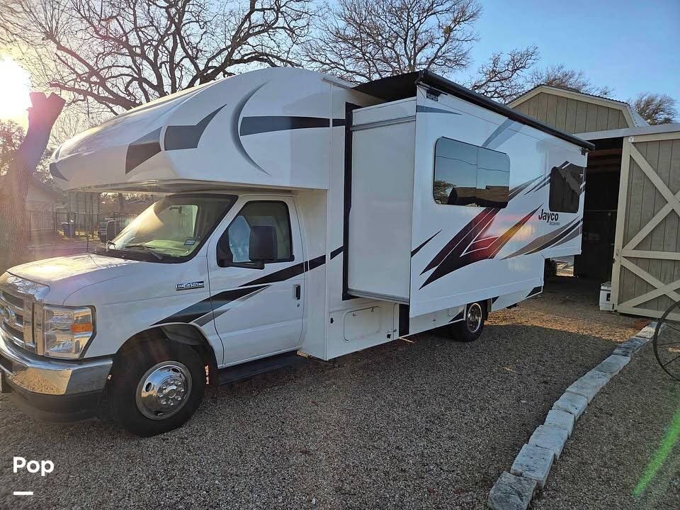 2023 Jayco Redhawk 24B - Used Class C For Sale by Pop RVs in Manchaca, Texas features Generator, Air Conditioning, Awning, Slideout
