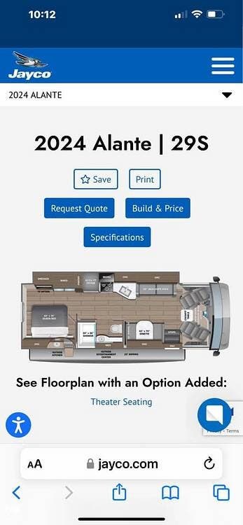 2024 Jayco Alante 29 S - Used Class A For Sale by Pop RVs in Concord, North Carolina features Slideout