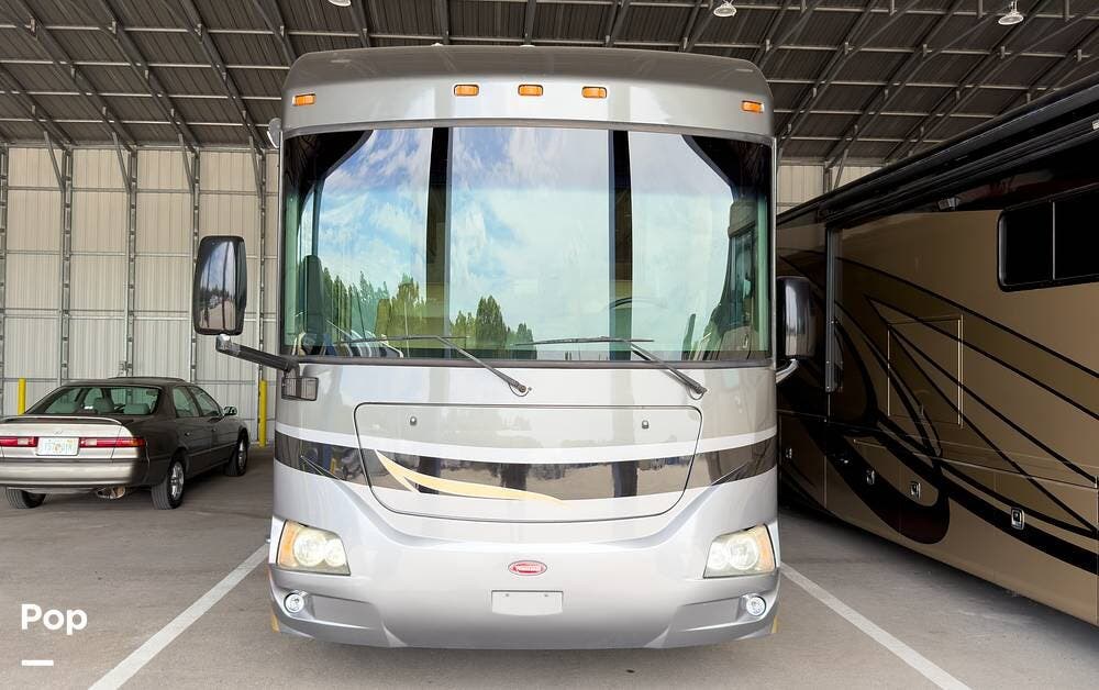 2010 Winnebago Journey Express 34Y - Used Diesel Pusher For Sale by Pop RVs in Lakeland, Florida features Slideout, Generator, Air Conditioning, Awning, Leveling Jacks