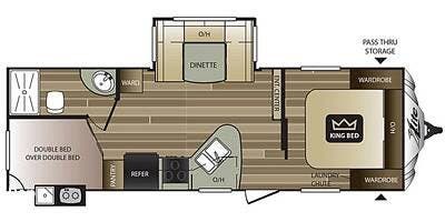 2016 Keystone Cougar X-LITE 25rdb - Used Travel Trailer For Sale by Pop RVs in Mckenney, Virginia features Slideout