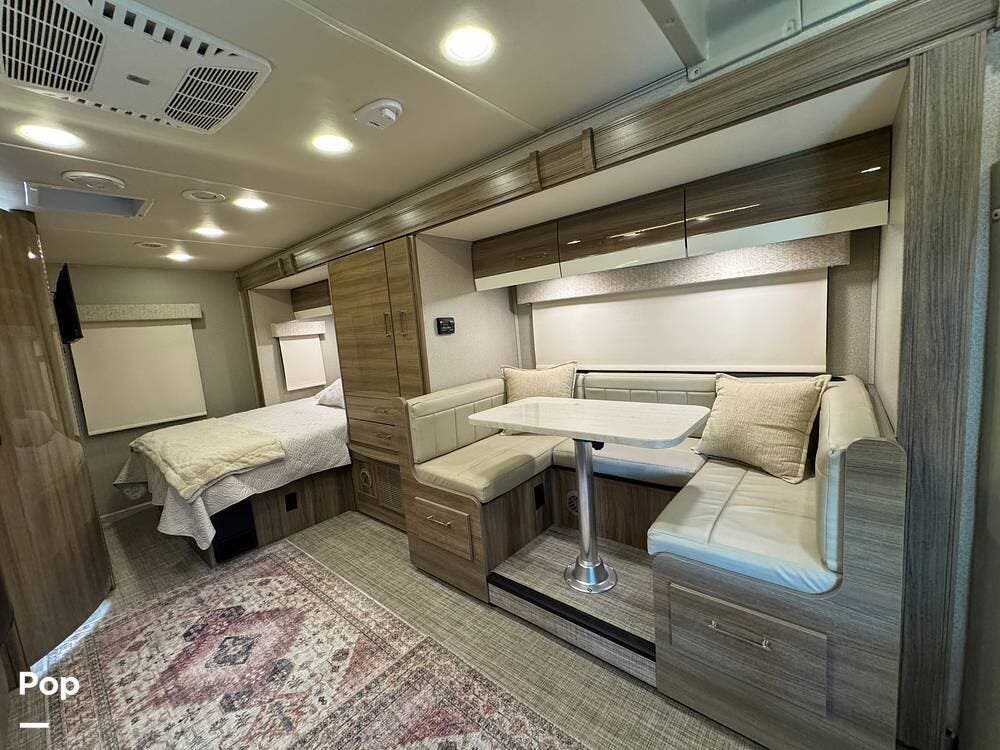 2019 Entegra Coach Qwest 24L - Used Class C For Sale by Pop RVs in Fontana, California features Leveling Jacks, Generator, Air Conditioning, Slideout, Awning