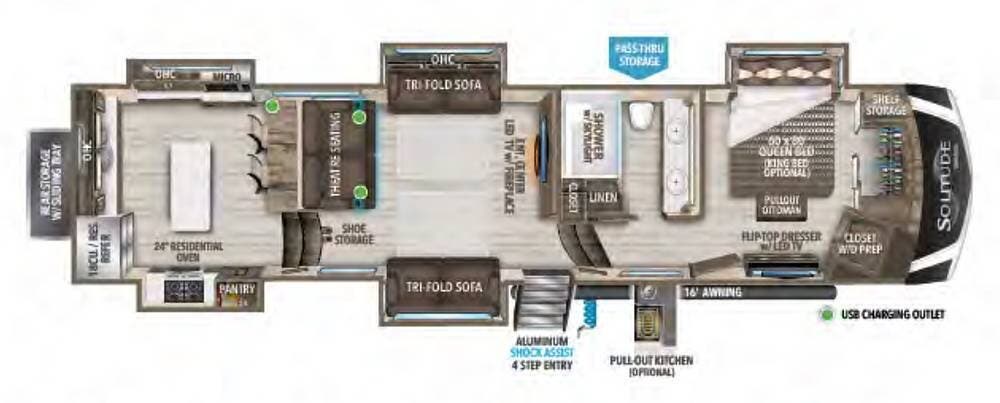 2022 Solitude 390RK-R by Grand Design from Pop RVs in Cowpens, South Carolina