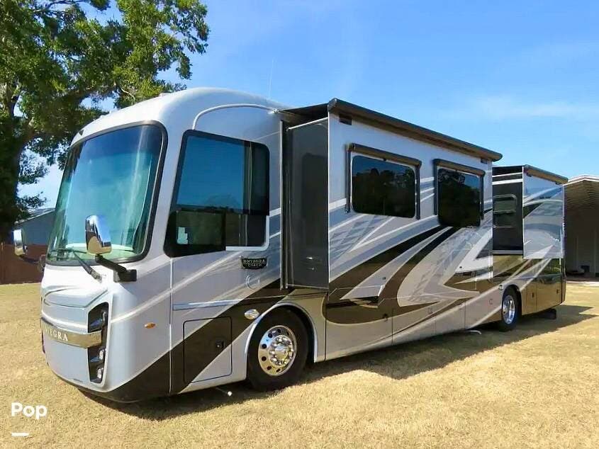 2024 Entegra Coach Reatta XL 39T2 - Used Diesel Pusher For Sale by Pop RVs in Melbourne Beach, Florida features Leveling Jacks, Air Conditioning, Awning, Slideout, Generator
