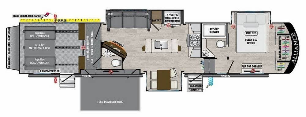 2021 Valor 42V13 by Alliance RV from Pop RVs in Hubbard, Texas