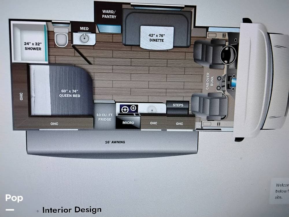 2025 Jayco Redhawk Se 22AF - Used Class C For Sale by Pop RVs in Ridge Spring, South Carolina features Leveling Jacks, Air Conditioning, Generator, Awning, Slideout
