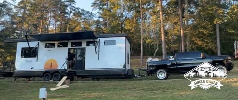 2025 Forest River IBEX RV Suite RVS3 - Used Travel Trailer For Sale by Pop RVs in Murrayville, Georgia features Slideout, Air Conditioning, Awning