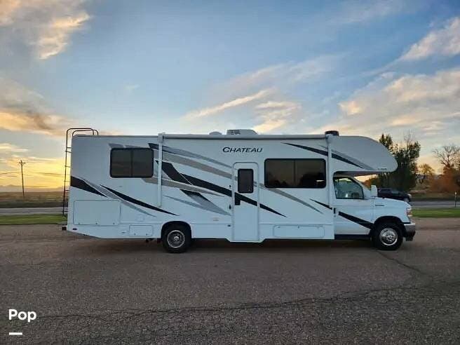 2023 Thor Motor Coach Chateau 28Z - Used Class C For Sale by Pop RVs in Loveland, Colorado features Slideout, Awning, Generator, Air Conditioning