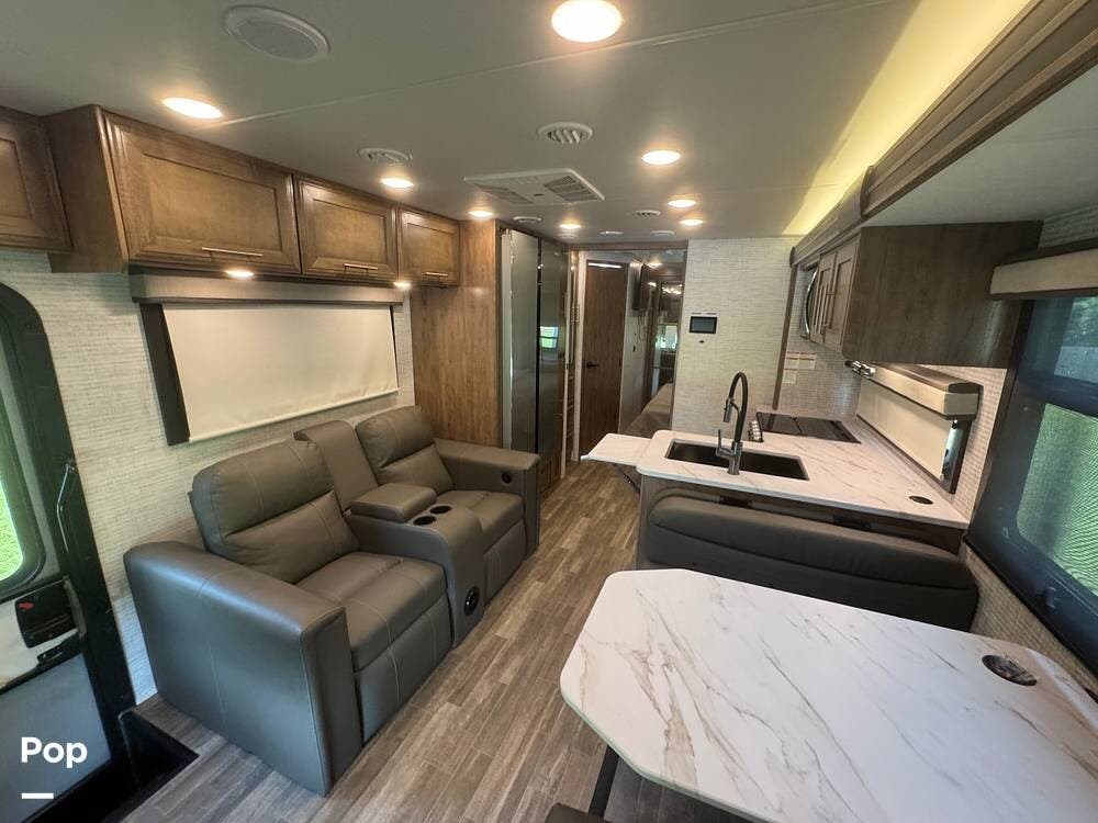 2024 Entegra Coach Esteem XL 32U - Used Super C For Sale by Pop RVs in Phenix City, Alabama features Awning, Air Conditioning, Leveling Jacks, Slideout, Generator