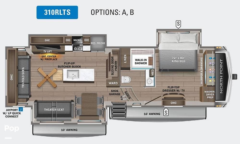 2022 North Point 310RLTS by Jayco from Pop RVs in De Leon Springs, Florida