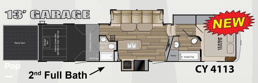 2016 Cyclone 4113 by Heartland from Pop RVs in Tahoka, Texas