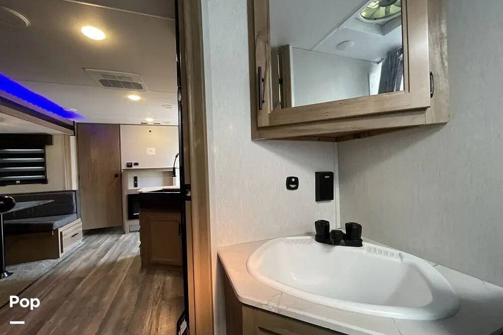 2023 Cherokee Alpha Wolf 23DBH-L - Used Travel Trailer For Sale by Pop RVs in Littleton, Colorado features Slideout