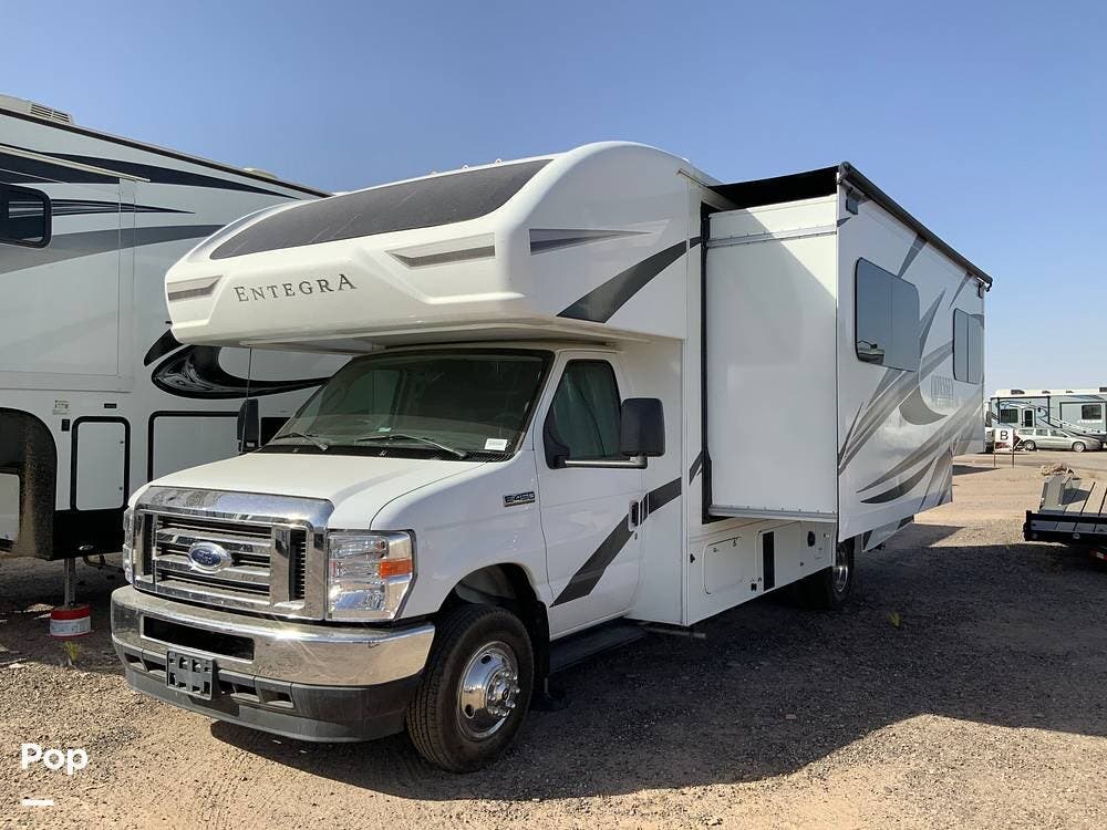 2023 Entegra Coach Odyssey 24B - Used Class C For Sale by Pop RVs in Maricopa, Arizona features Air Conditioning, Slideout, Leveling Jacks, Generator, Awning