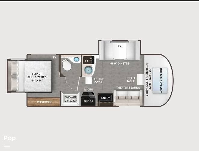Used 2024 Thor Motor Coach Tiburon 24RW available in Lewiston, Maine