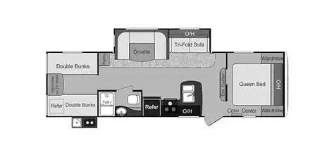 2014 Keystone Passport M-2920 Ultra lite - Used Travel Trailer For Sale by Pop RVs in Hampton Bays, New York features Awning, Leveling Jacks, Air Conditioning, Slideout