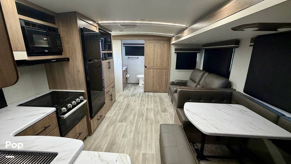 2024 Grand Design Imagine 2600RB - Used Travel Trailer For Sale by Pop RVs in Montgomery, Texas features Leveling Jacks, Awning, Slideout, Air Conditioning