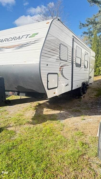 2022 Starcraft Autumn Ridge 26BHS - Used Travel Trailer For Sale by Pop RVs in Kawartha Lakes, Ontario features Slideout