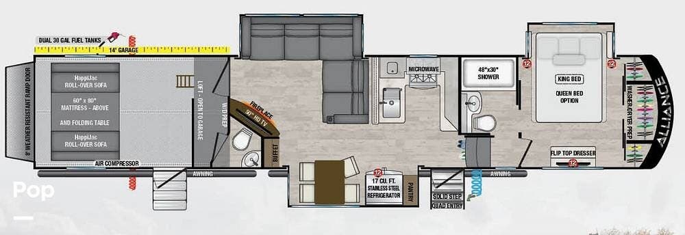 Used 2024 Alliance RV Valor 44V14 available in Mulberry, Florida