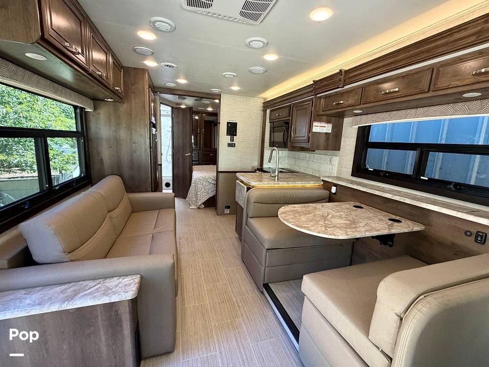 2021 Entegra Coach Vision 27A - Used Class A For Sale by Pop RVs in Cottage Grove, Oregon features Leveling Jacks, Slideout, Awning, Air Conditioning, Generator