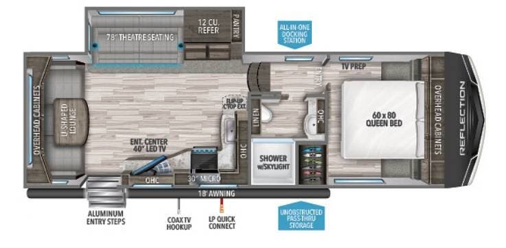 2021 Grand Design Reflection 260RD - Used Fifth Wheel For Sale by Pop RVs in South Haven, Michigan features Slideout