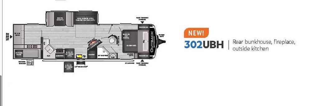 2021 Outback Ultra Lite 302 UBH by Keystone from Pop RVs in Loxahatchee, Florida