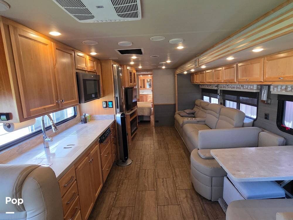 2021 Tiffin Allegro Red 38LL - Used Diesel Pusher For Sale by Pop RVs in Stevensville, Montana features Awning, Air Conditioning, Slideout, Leveling Jacks, Generator