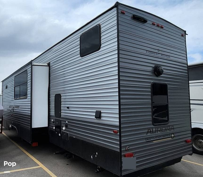 2025 Forest River Aurora 42 Condo - Used Travel Trailer For Sale by Pop RVs in West Valley City, Utah features Slideout