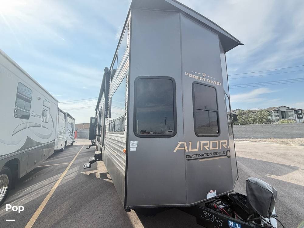 2025 Forest River Aurora 42CONDO - Used Travel Trailer For Sale by Pop RVs in West Valley City, Utah features Slideout, Air Conditioning