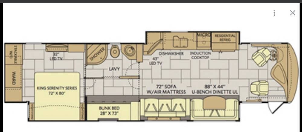 2018 Discovery LXE 40G by Fleetwood from Pop RVs in Green Bay, Wisconsin