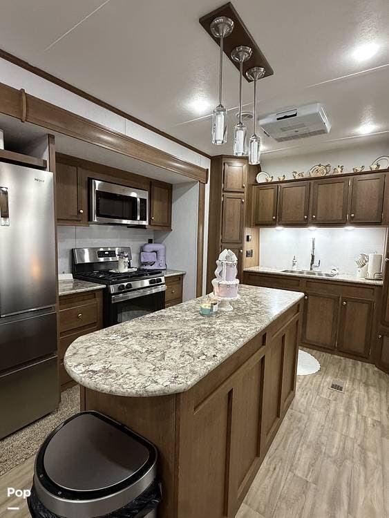 2025 Recreation by Design Monte Carlo Platinum 47PM - Used Travel Trailer For Sale by Pop RVs in Griffin, Georgia features Awning, Slideout, Air Conditioning, Leveling Jacks