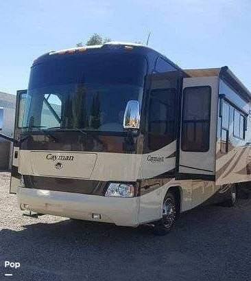 2008 Monaco RV Cayman XL 37 PDQ - Used Class A For Sale by Pop RVs in Henderson, Nevada features Slideout