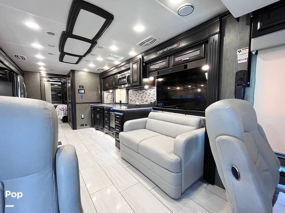 2019 Forest River Berkshire XLT 45B - Used Diesel Pusher For Sale by Pop RVs in Lynn Haven, Florida features Generator, Air Conditioning, Slideout, Leveling Jacks, Awning