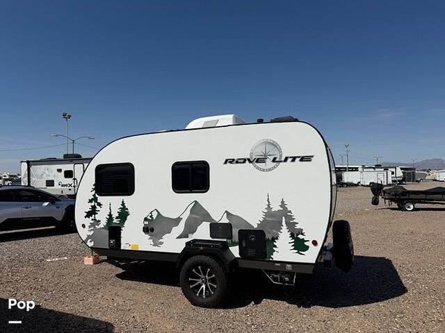 2024 Travel Lite Rove Lite 14FL - Used Travel Trailer For Sale by Pop RVs in Sun City, Arizona features Air Conditioning, Awning