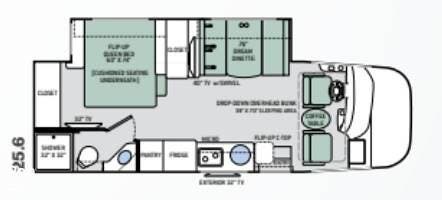 2019 Vegas 25.6 by Thor Motor Coach from Pop RVs in Roanoke, Virginia