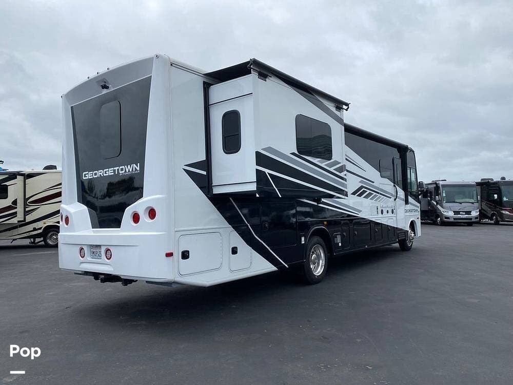 2024 Forest River Georgetown GT5 34M5 - Used Class A For Sale by Pop RVs in Huntington Beach, California features Slideout