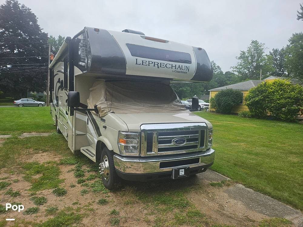 2019 Coachmen Leprechaun 319MB - Used Class C For Sale by Pop RVs in Granby, Massachusetts features Slideout
