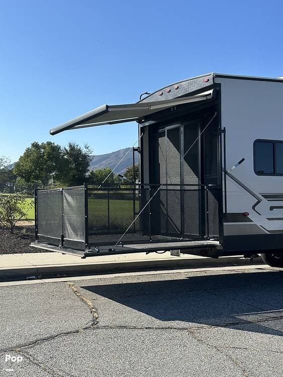 2022 Forest River Stealth 3217G - Used Toy Hauler For Sale by Pop RVs in Glendora, California features Slideout