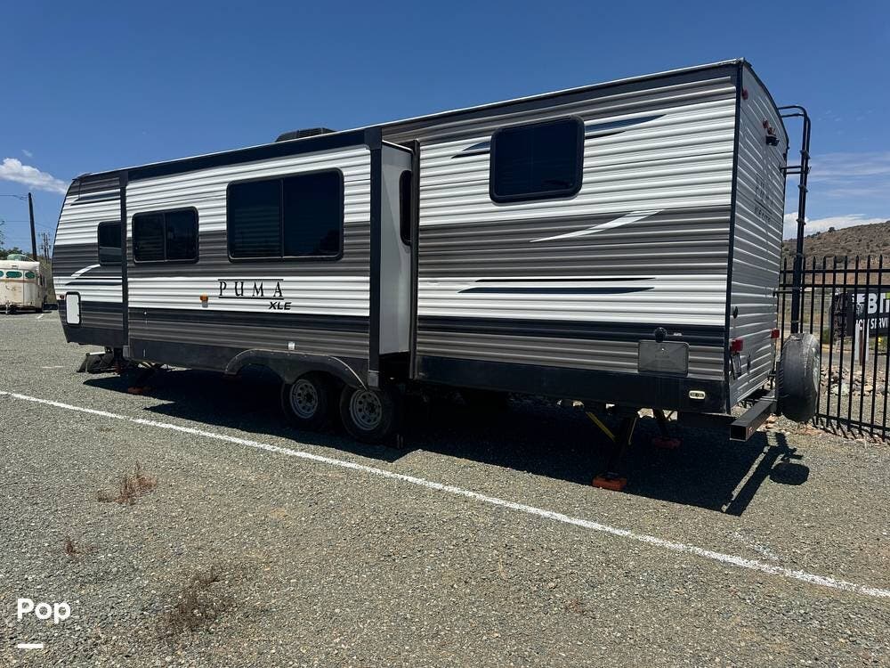 2021 Forest River Puma XLE Lite Series 30DBSC - Used Travel Trailer For Sale by Pop RVs in Dewey, Arizona features Air Conditioning, Slideout, Awning