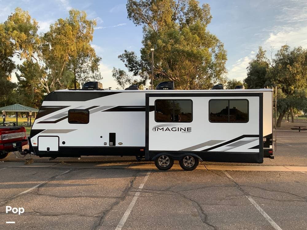 2023 Grand Design Imagine 2670MK - Used Travel Trailer For Sale by Pop RVs in Casa Grande, Arizona features Air Conditioning, Leveling Jacks, Awning, Slideout