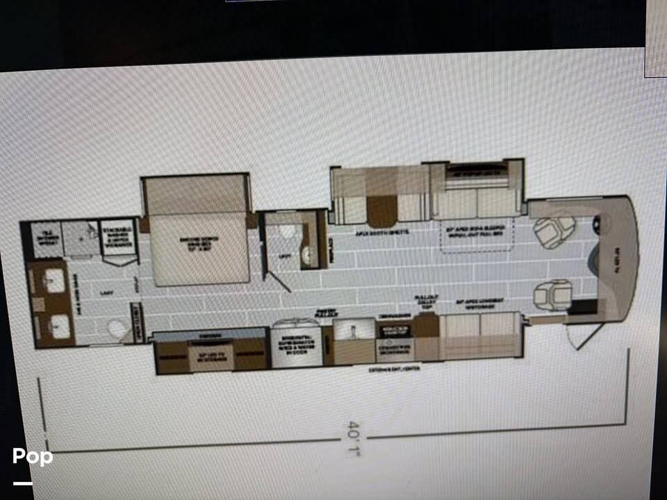 2022 Holiday Rambler Armada 40M - Used Diesel Pusher For Sale by Pop RVs in Rapid City, South Dakota features Slideout