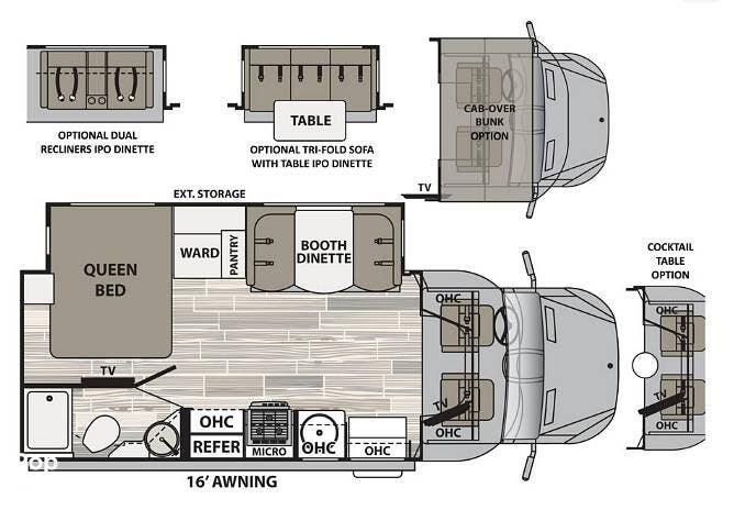 2019 Dynamax Corp Isata 3 24FW - Used Class C For Sale by Pop RVs in Wilmington, North Carolina features Slideout